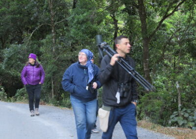 Costa Rican Guide Fabian leading our group