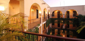 Merida hotel courtyard